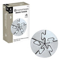 Spiral Hanayama Metal Brainteaser Puzzle – Mensa-Rated Level 5, 5-Piece Cast Metal Disentanglement Puzzle for Ages 12+