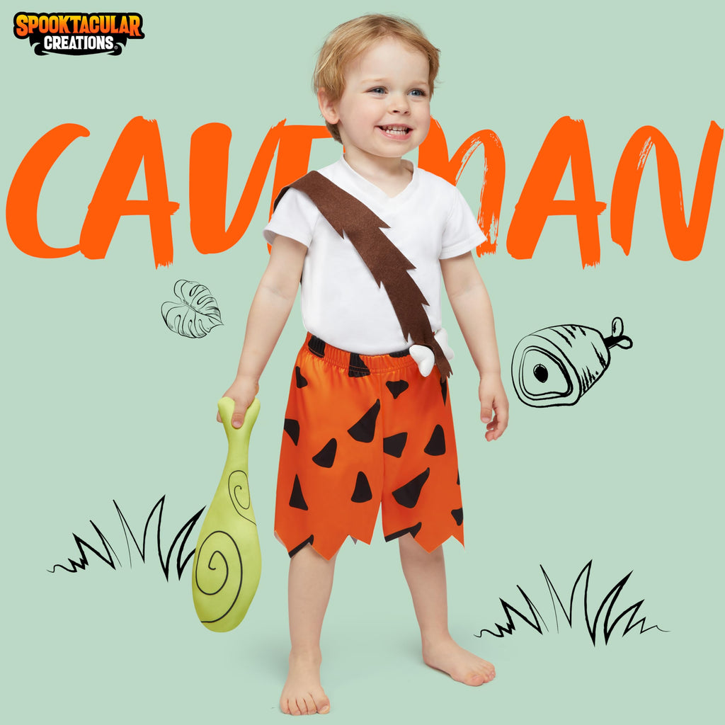 Spooktacular Creations Toddler Caveman Costume for Baby Boys