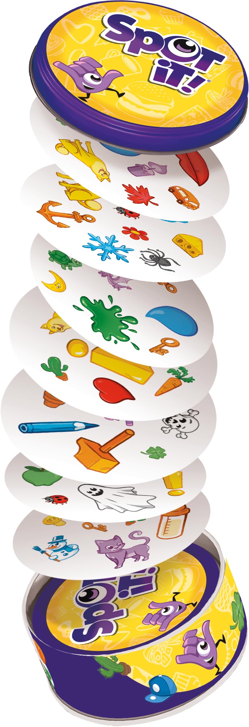 Spot It! Classic (2024 Refresh Eco-Sleeve) – Quick Reflexes Matching Game, Ages 6+