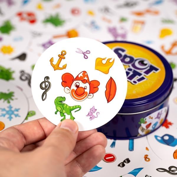Spot It! Classic (2024 Refresh Eco-Sleeve) – Quick Reflexes Matching Game, Ages 6+