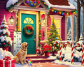 Springbok 500-Piece Jigsaw Puzzle: Waiting for Santa – Unique Cut Pieces, Eco-Friendly, Made in USA