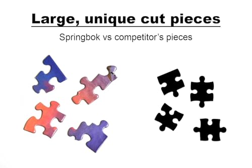 Springbok Christmas Cabin 500-Piece Jigsaw Puzzle – Made in USA, Eco-Friendly, Precision Fit