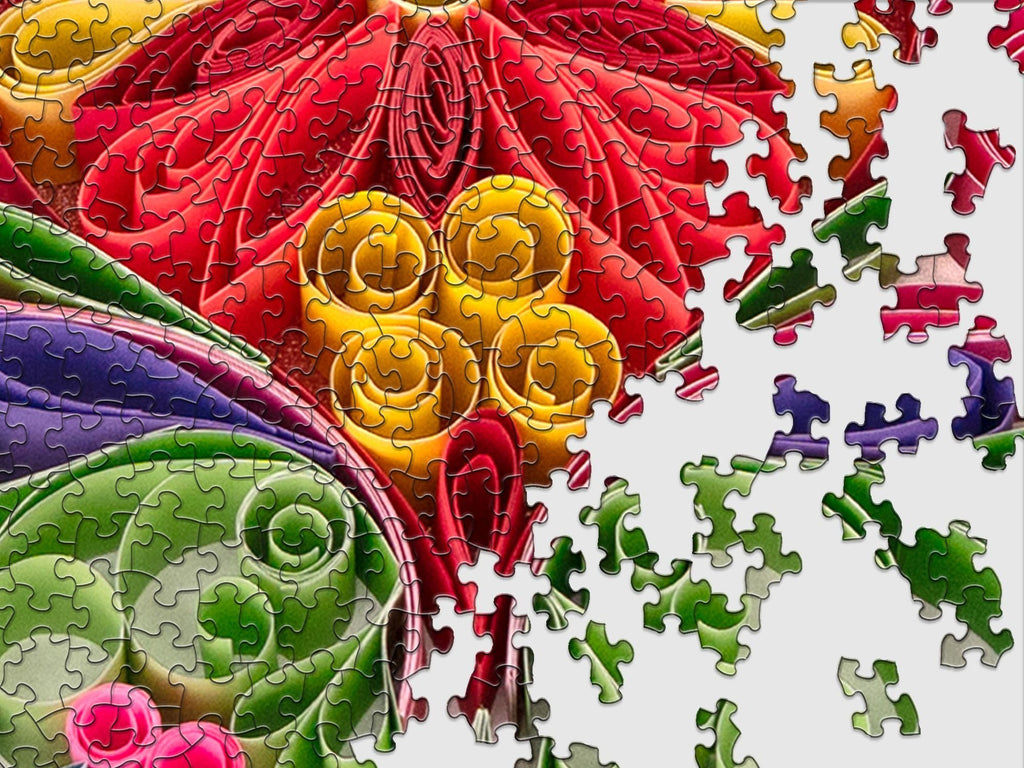 Springbok Holiday Quilling 1000-Piece Jigsaw Puzzle – Unique Cut Pieces, Made in USA