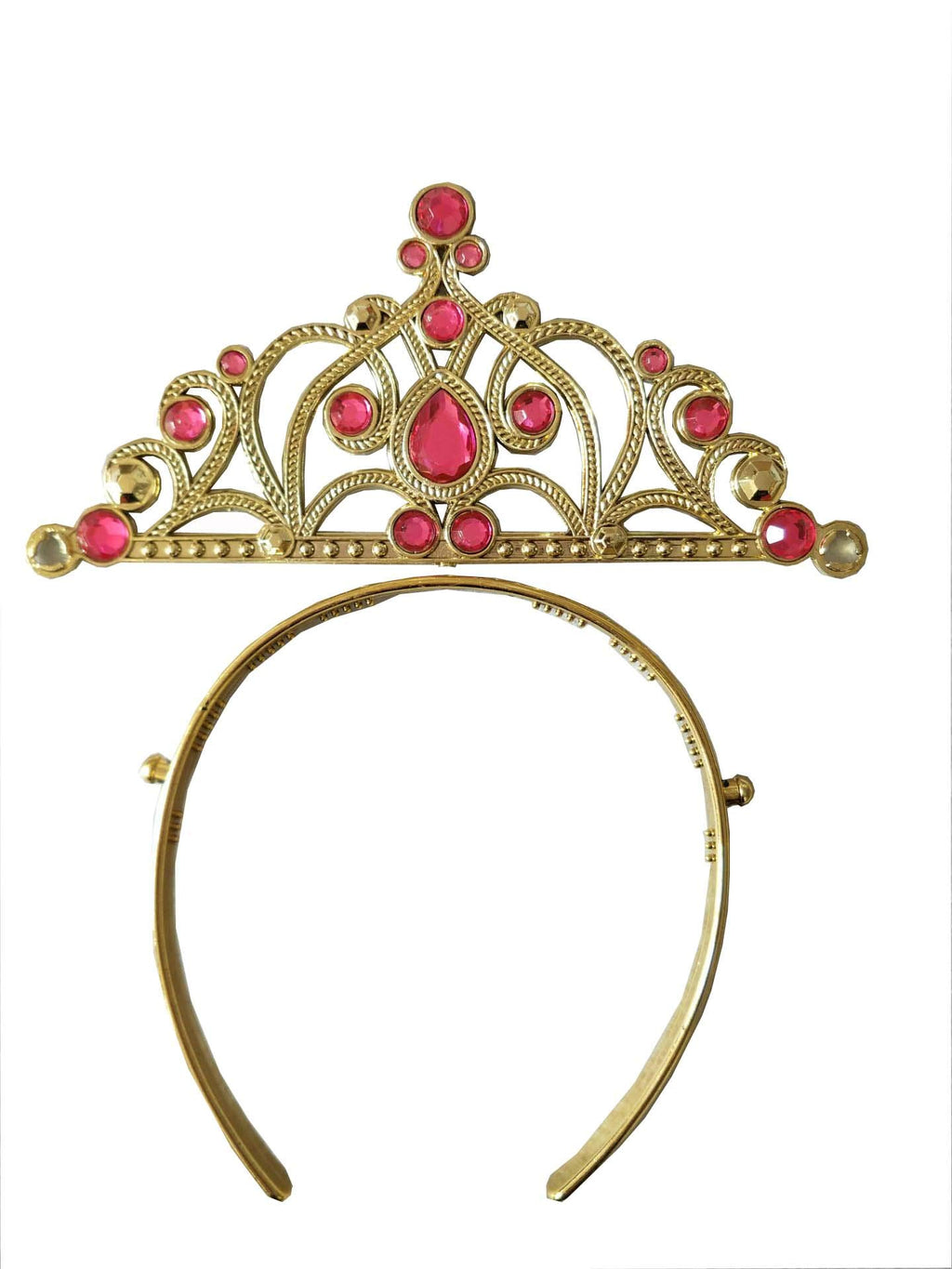 SPUNICOS Princess Costume Accessories Set - Headband with Braids, Gloves, Earrings, Necklace for Girls 3-8