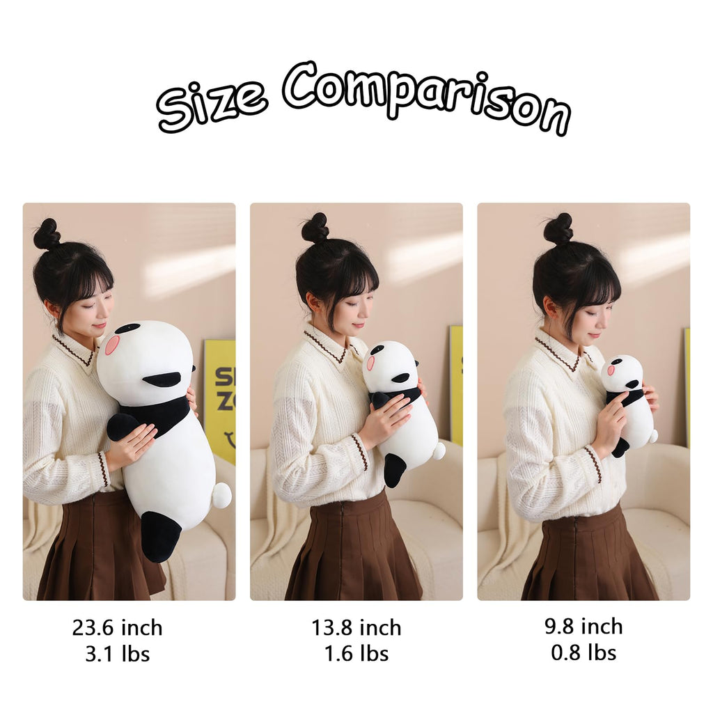 SQEQE Weighted Panda Plush – 9.8 Inch Stuffed Animal Pillow, 0.8 Lbs