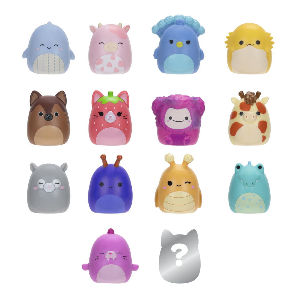 Squish-a-longs 14 Pack - Series 2 Wave 2 Mini Squish Collectibles with Accessories