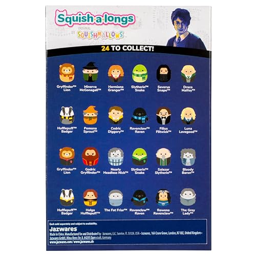 Squish-a-longs Harry Potter Gryffindor Mini-Squish Multipack - 6 Collectible Clip-a-longs