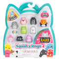 Squish-a-longs Mini-Squish 8-Pack (Wave 3, Style 3): 1-Inch Collectible Figures with Accessories