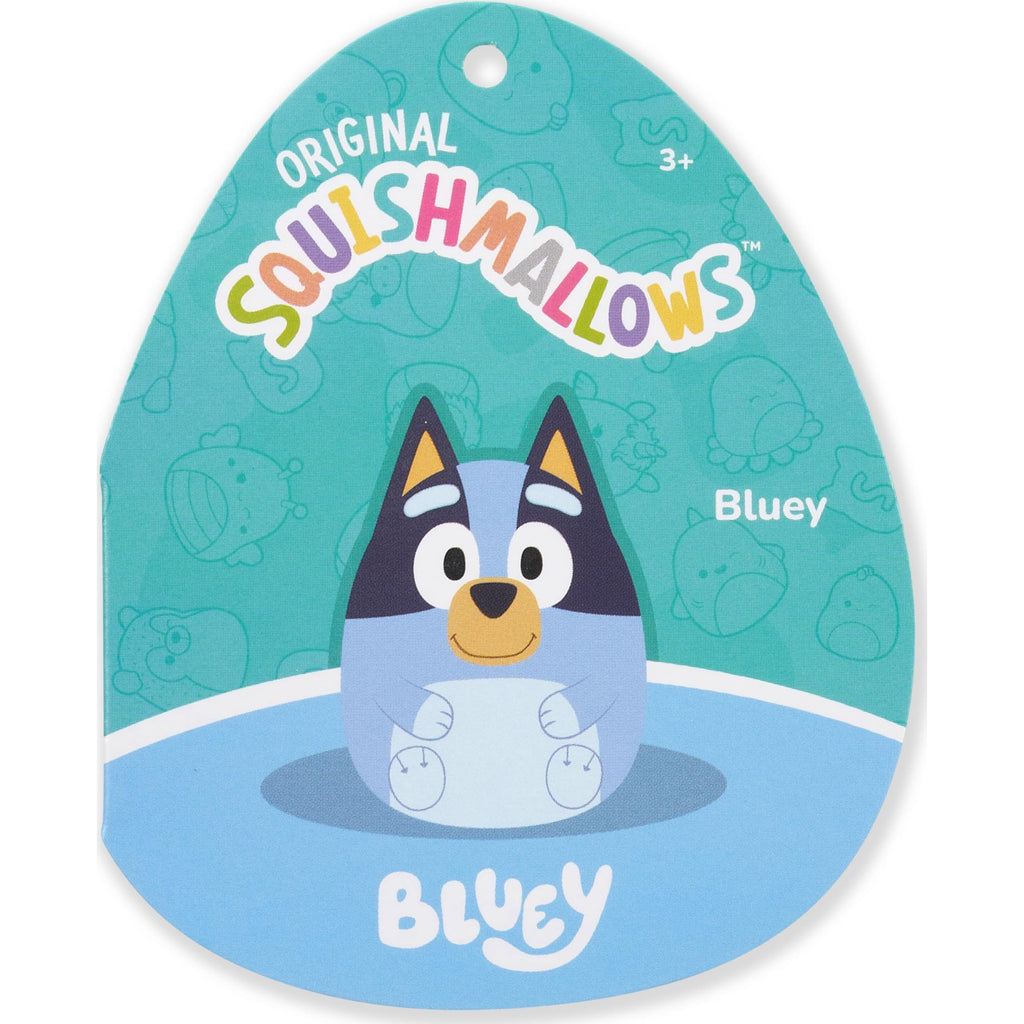 Squishmallows 12-Inch Bluey Plush – Official BBC Licensed Soft Toy