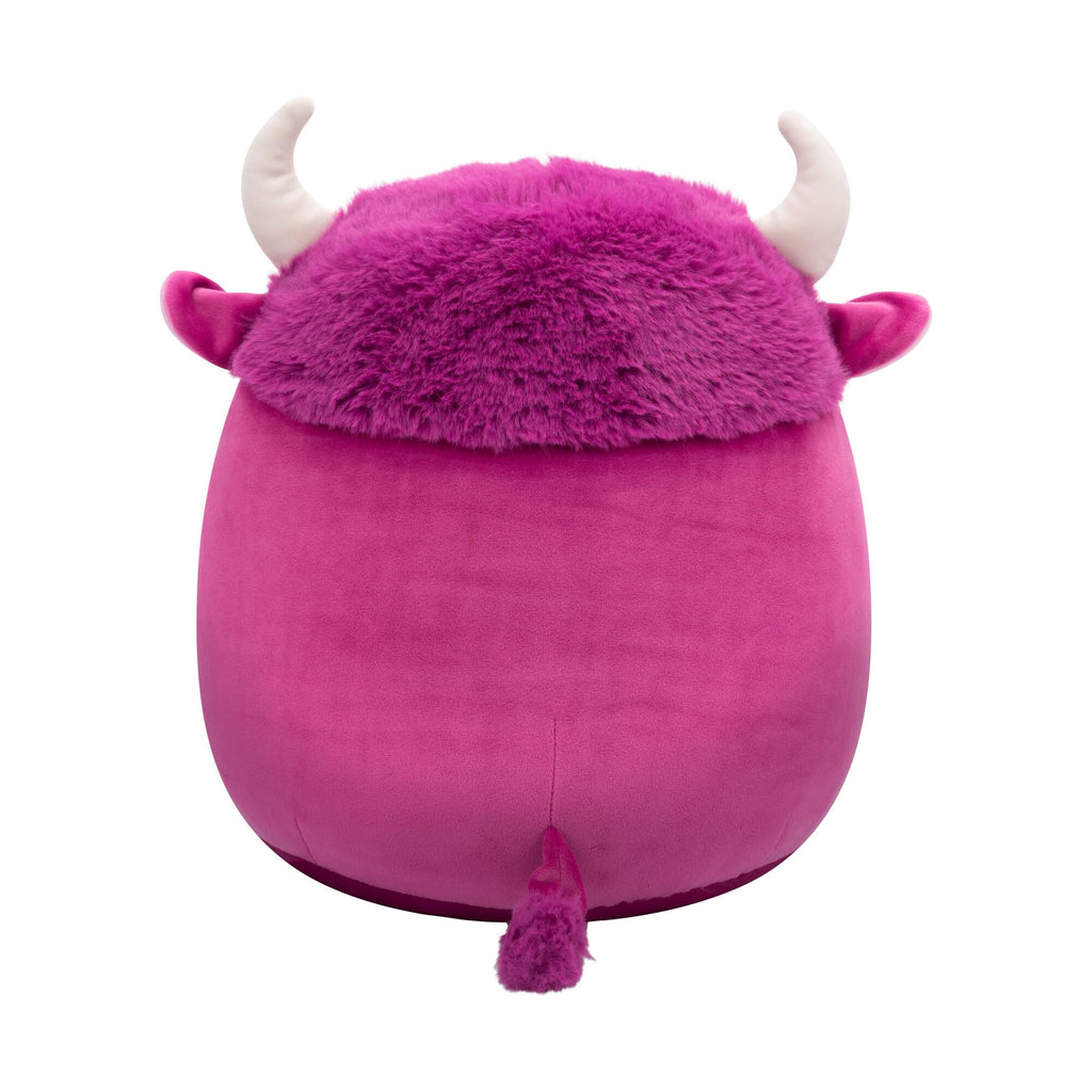 Squishmallows 12-Inch Dave Plum Bison Plush - Official Jazwares Soft Toy
