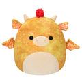 Squishmallows 12-Inch Dieric Yellow Dragon Plush - Official Jazwares Soft Toy