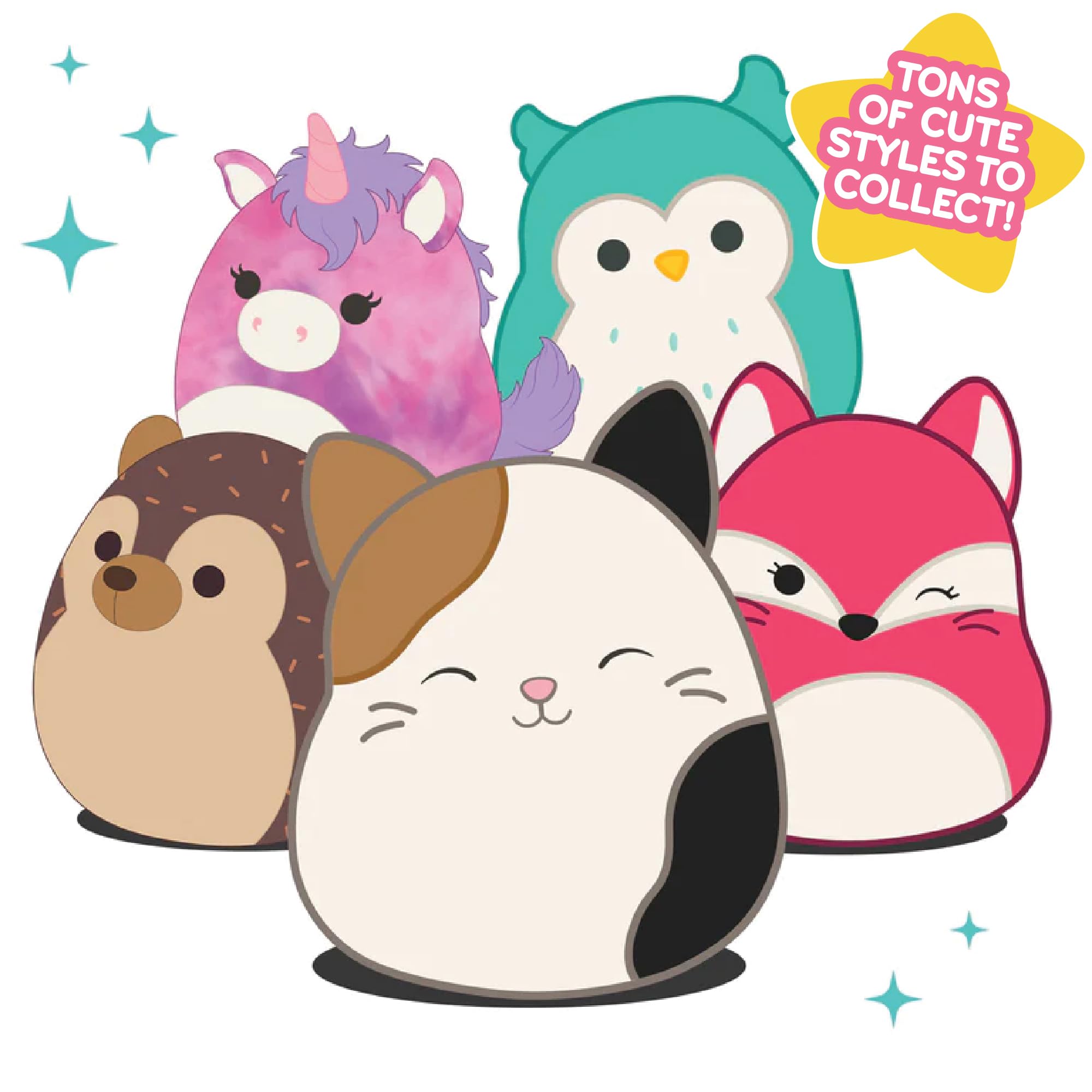 Squishmallows 5-Inch Harrison the Hippo Mini Plush – Official Jazwares Collectible Soft Toy