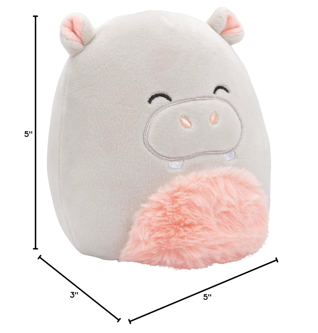 Squishmallows 5-Inch Harrison the Hippo Mini Plush – Official Jazwares Collectible Soft Toy