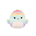 Squishmallows 5in Canda the Rainbow Striped Fish – Official Jazwares Plush