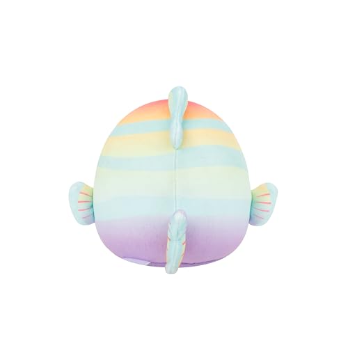 Squishmallows 5in Canda the Rainbow Striped Fish – Official Jazwares Plush