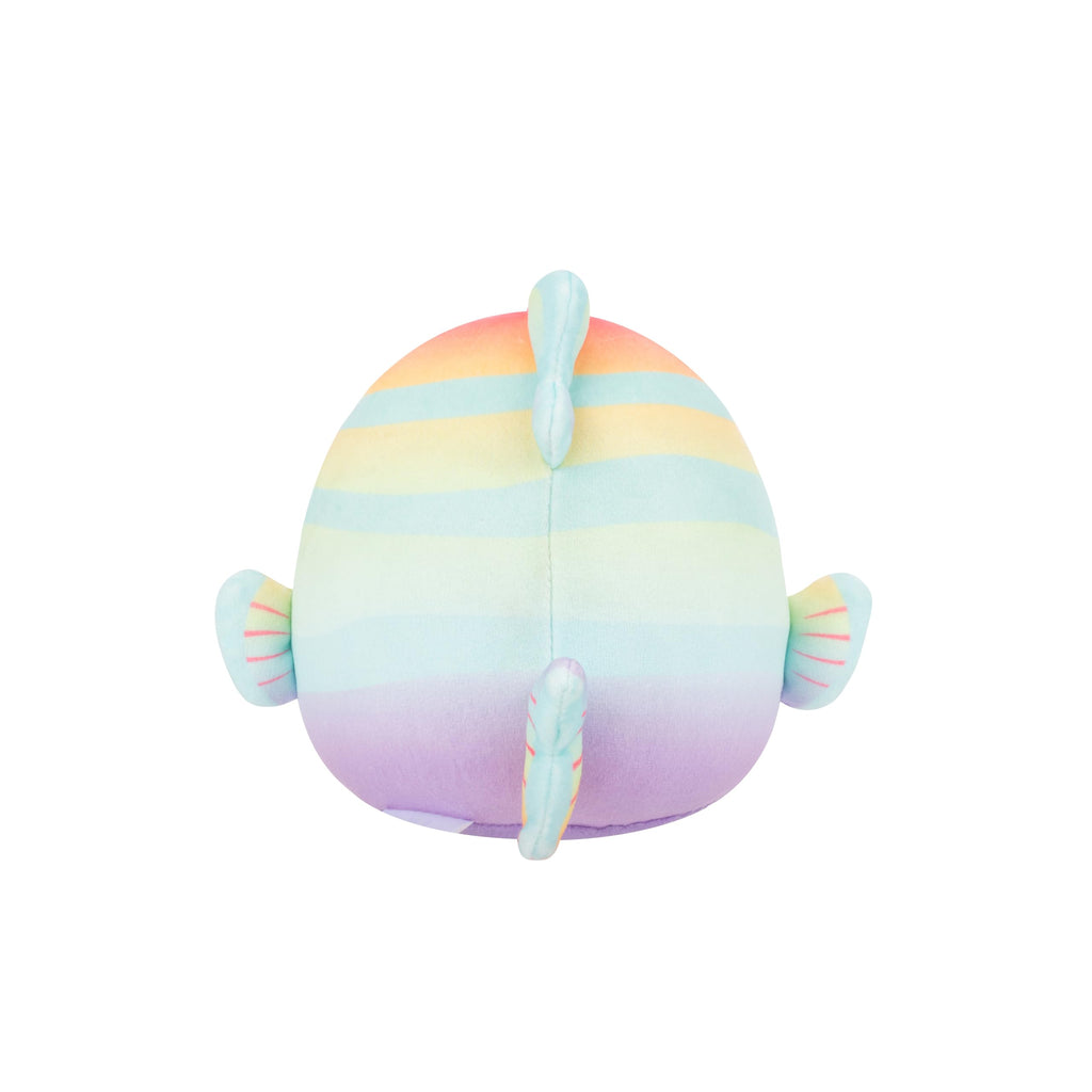 Squishmallows 5in Canda the Rainbow Striped Fish – Official Jazwares Plush