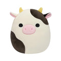 Squishmallows 7.5-Inch Connor the Black and White Cow – Ultrasoft Collectible Plush