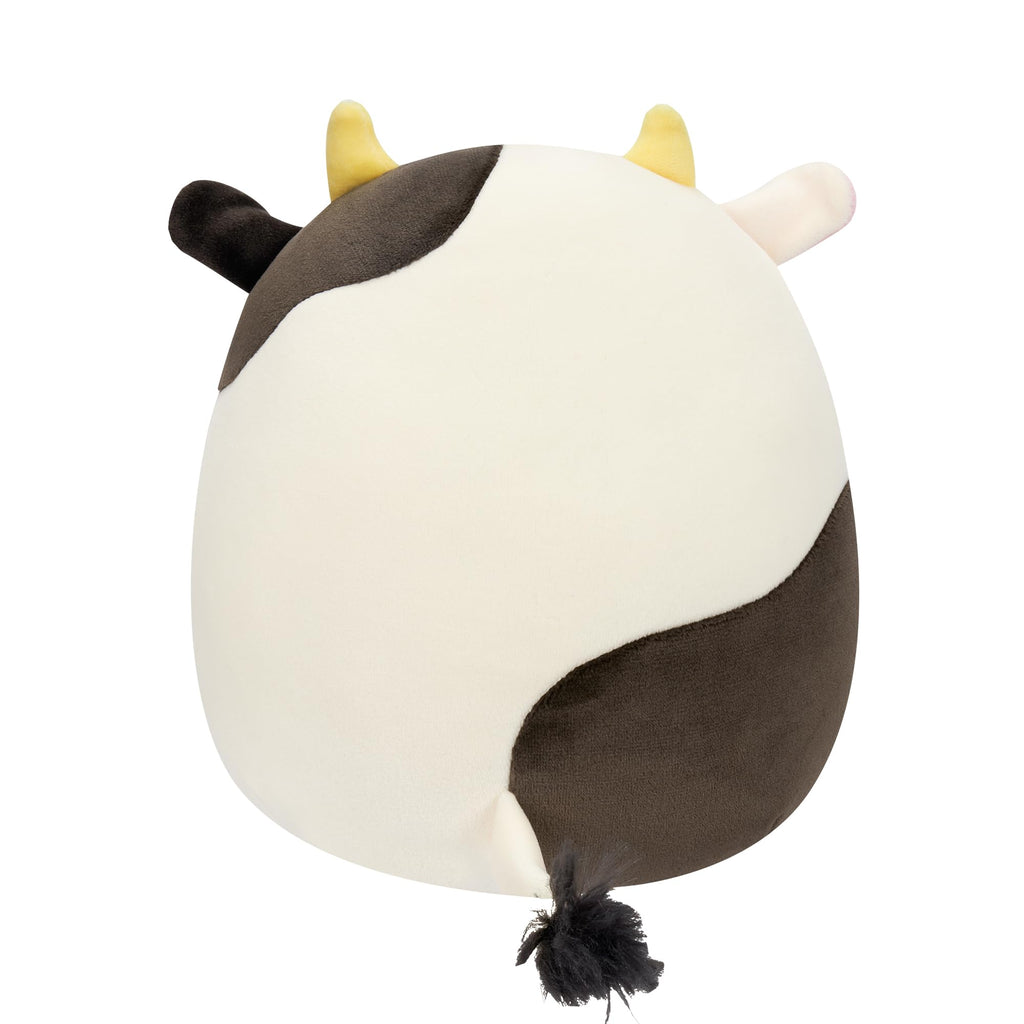 Squishmallows 7.5-Inch Connor the Black and White Cow – Ultrasoft Collectible Plush