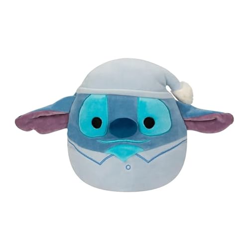 Squishmallows 8" Disney Stitch in Pajamas – Soft Plush for All Ages
