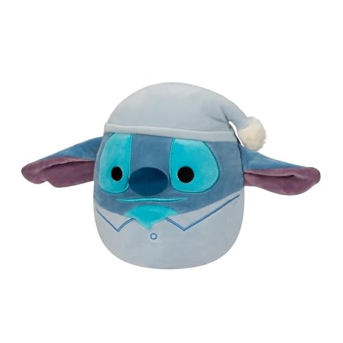 Squishmallows 8" Disney Stitch in Pajamas – Soft Plush for All Ages
