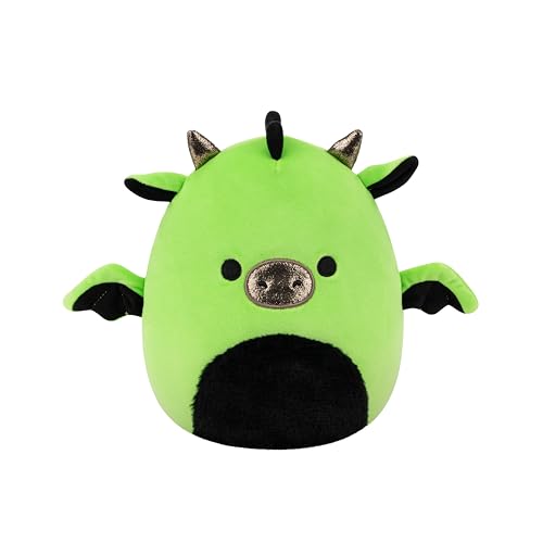 Squishmallows 8-Inch Excalibur the Neon Green Dragon Plush – Official Jazwares Halloween Squishmallow