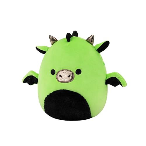 Squishmallows 8-Inch Excalibur the Neon Green Dragon Plush – Official Jazwares Halloween Squishmallow