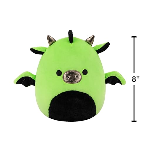 Squishmallows 8-Inch Excalibur the Neon Green Dragon Plush – Official Jazwares Halloween Squishmallow