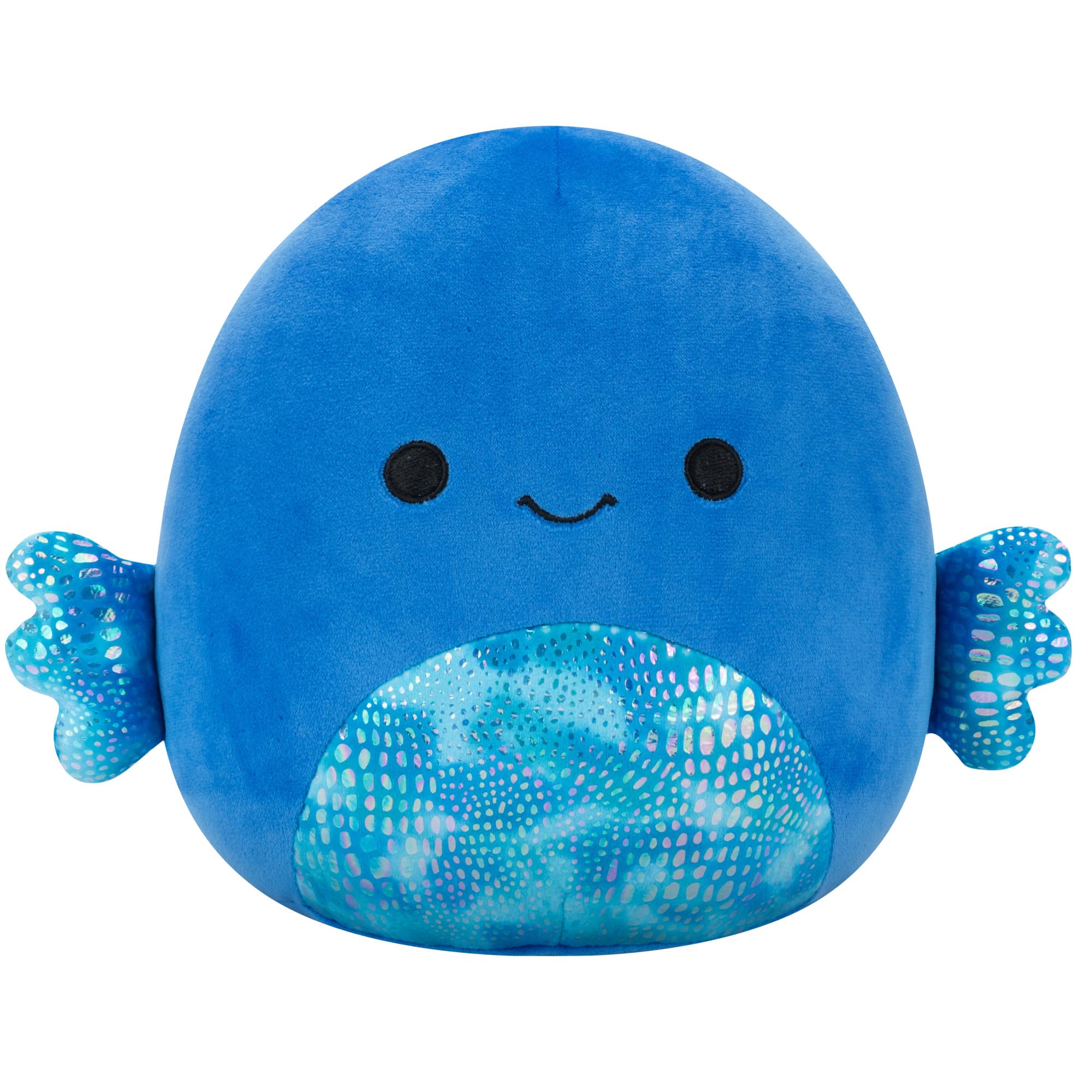 Squishmallows 8-Inch Kobester Blue Betta Fish Plush - Official Jazwares