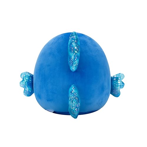 Squishmallows 8-Inch Kobester Blue Betta Fish Plush - Official Jazwares