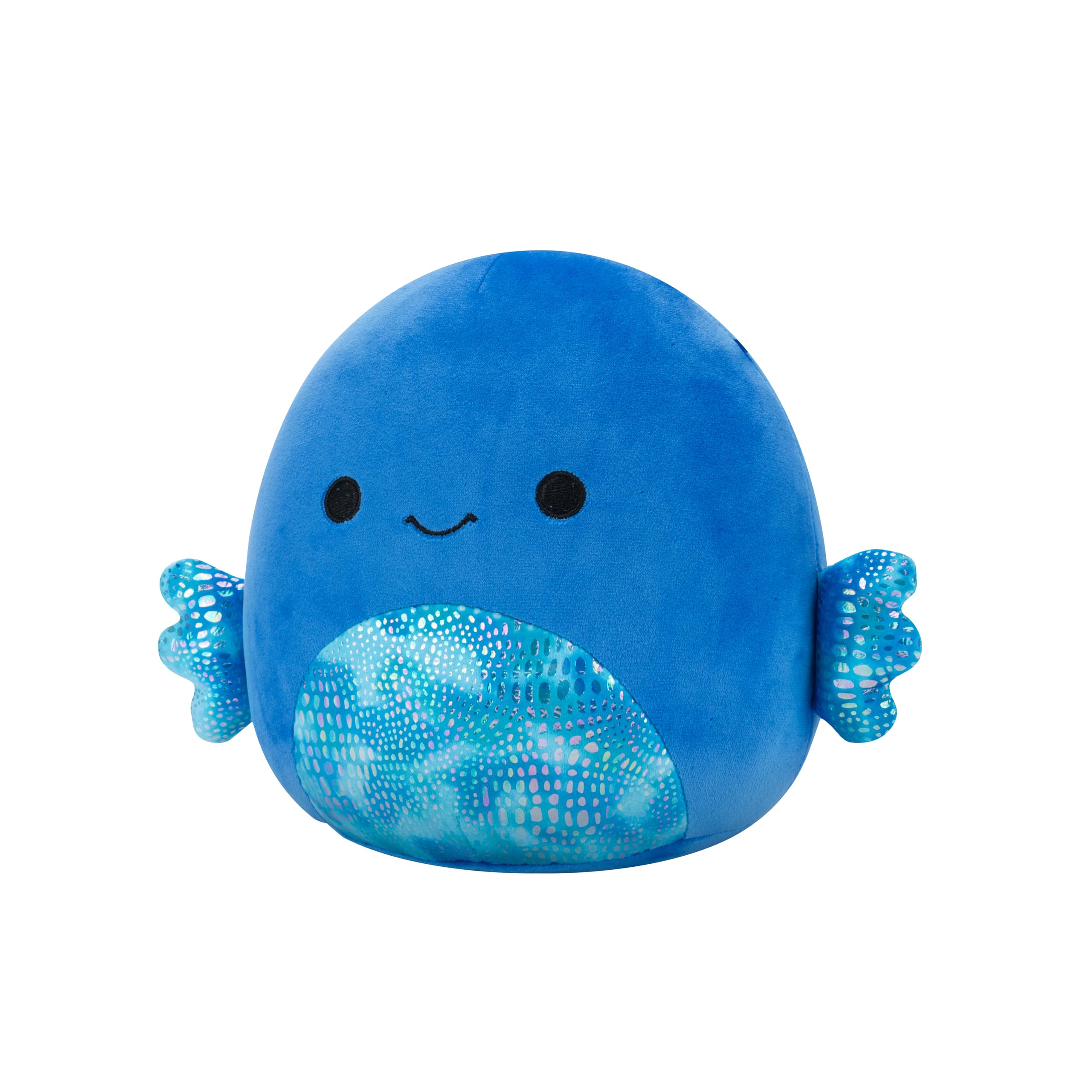 Squishmallows 8-Inch Kobester Blue Betta Fish Plush - Official Jazwares