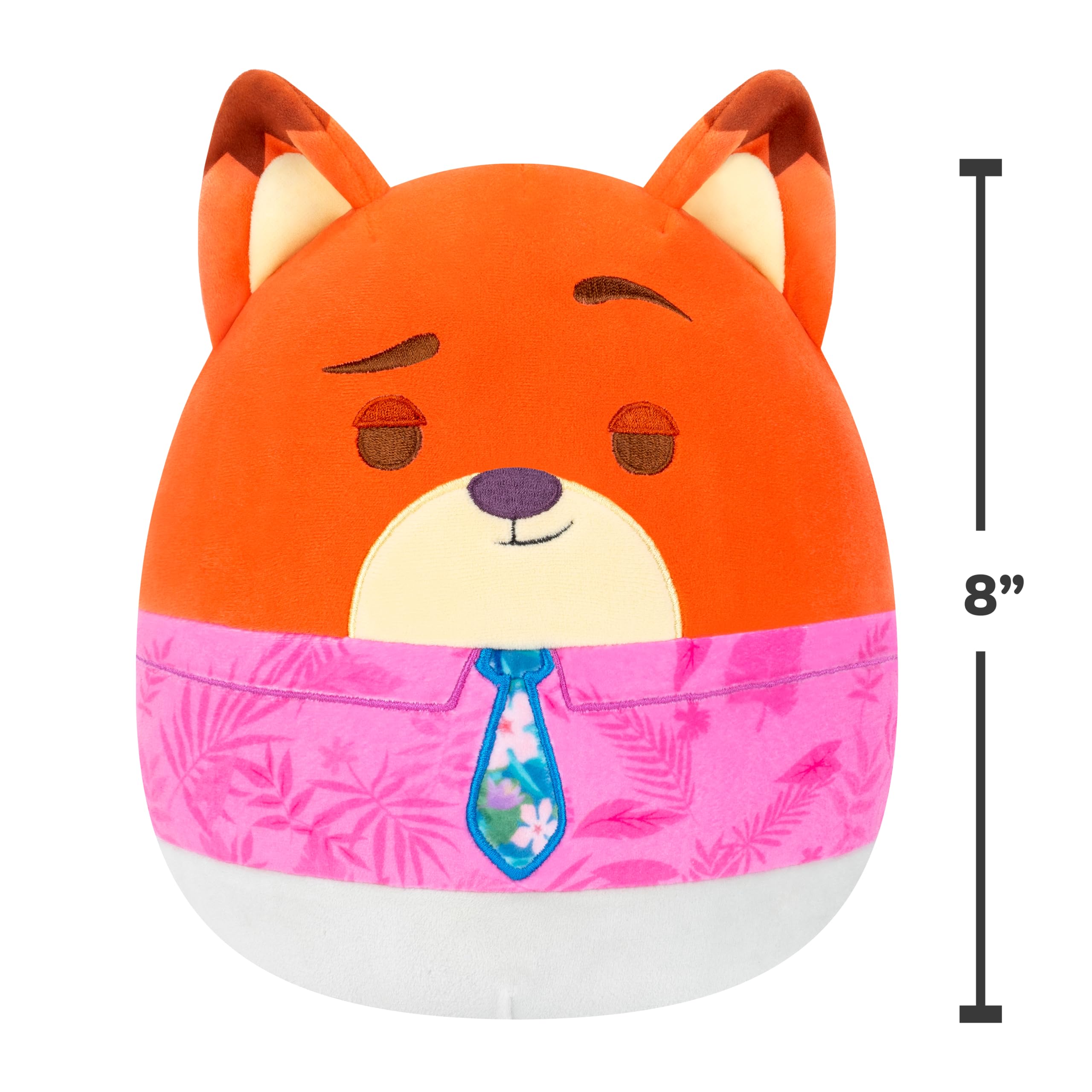 Squishmallows 8-Inch Nick Wilde Plush – Officially Licensed Disney Zootopia 2 Soft Toy