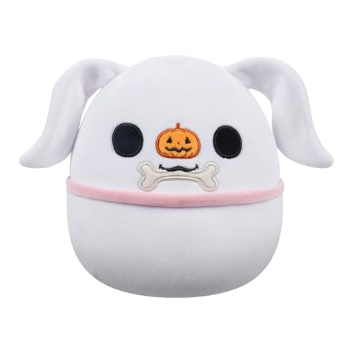Squishmallows 8-Inch Zero the Dog Plush with Bone – Nightmare Before Christmas