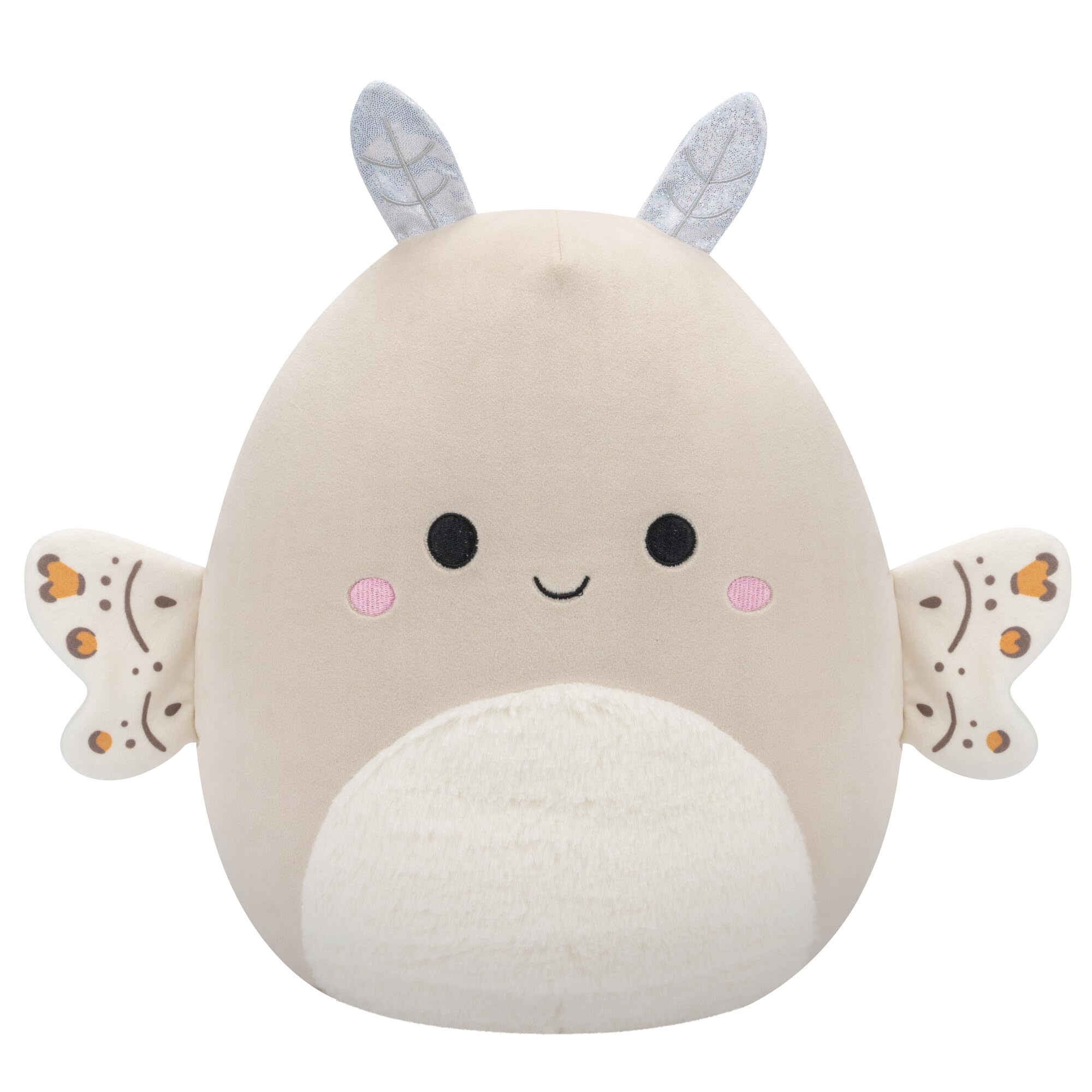 Squishmallows Berit the Moth – 12-Inch Cream Plush with Paisley Wings, Official Jazwares
