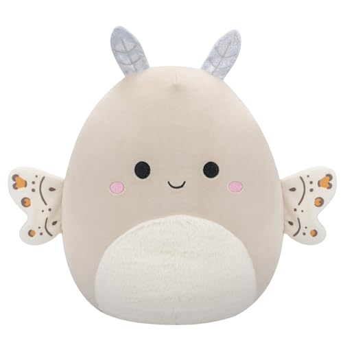 Squishmallows Berit the Moth – 12-Inch Cream Plush with Paisley Wings, Official Jazwares