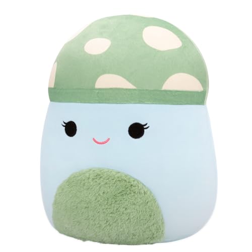 Squishmallows Bo Lynn Teal Spotted Mushroom 12-Inch Plush - Official Jazwares