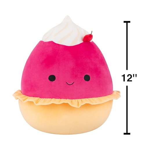 Squishmallows Dandy the Mischievous Cherry Pie – 12 Inch Official Jazwares Plush