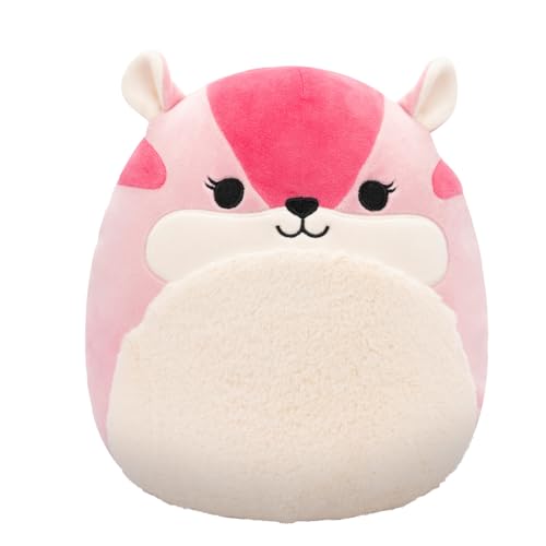 Squishmallows Dianalee 12-Inch Pink Chipmunk Plush - Official Jazwares Soft Toy