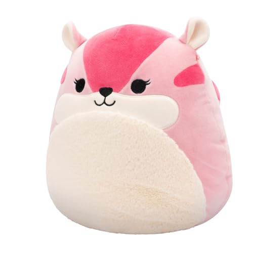 Squishmallows Dianalee 12-Inch Pink Chipmunk Plush - Official Jazwares Soft Toy