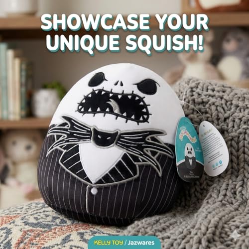 Squishmallows Disney Jack Skellington 8-Inch Plush - Ultra Soft Official Collectible