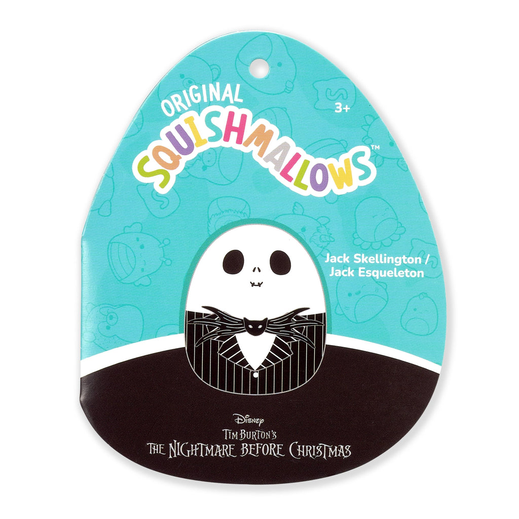 Squishmallows Disney Jack Skellington and Sally Clip 2-Pack – 3.5-Inch Official Jazwares Plush