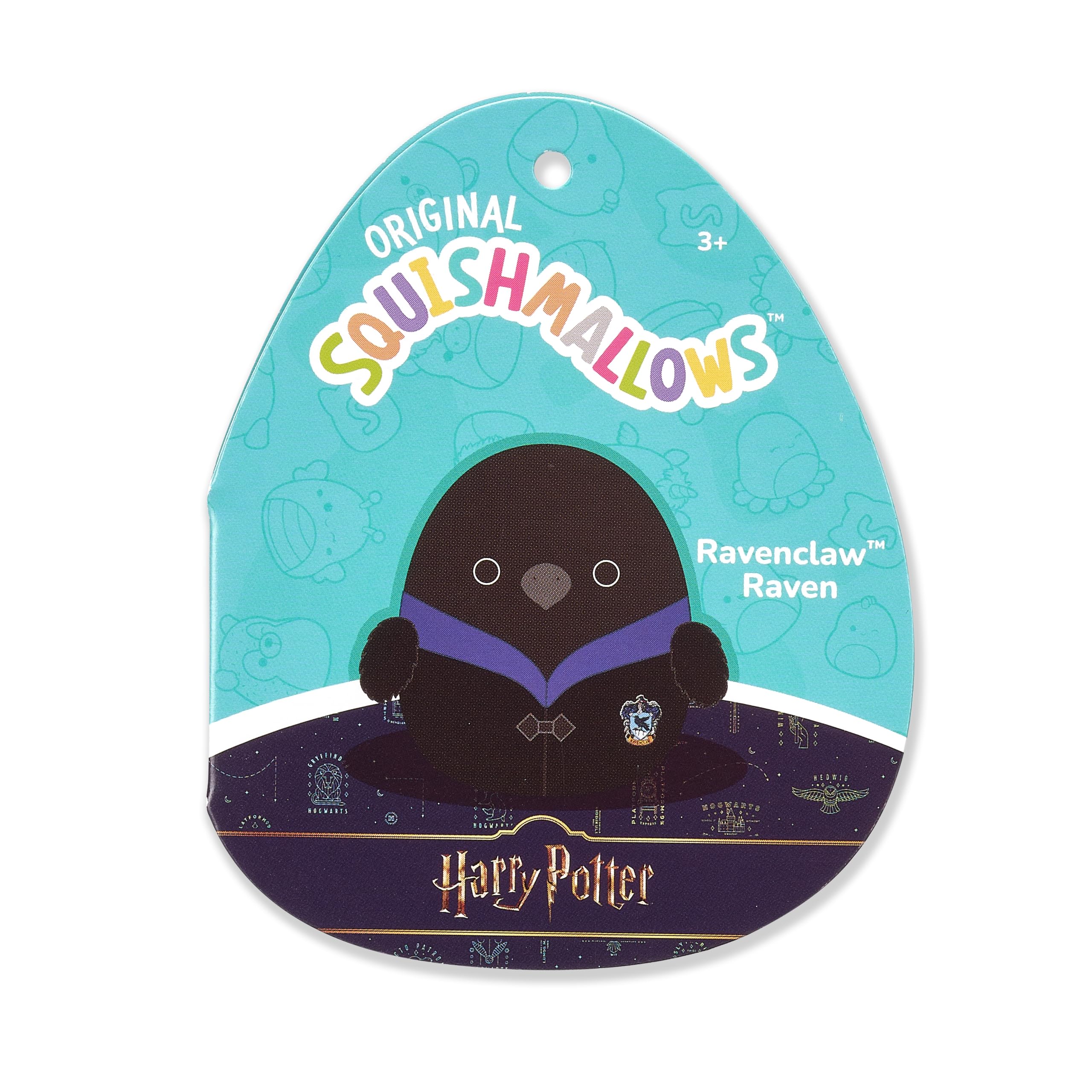 Squishmallows Harry Potter 10in Ravenclaw Raven Plush in Hogwarts Robe – Officially Licensed Ultrasoft Toy