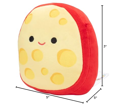 Squishmallows Mannon the Gouda Cheese Mini Plush - 5-Inch Soft Collectible Stuffed Animal