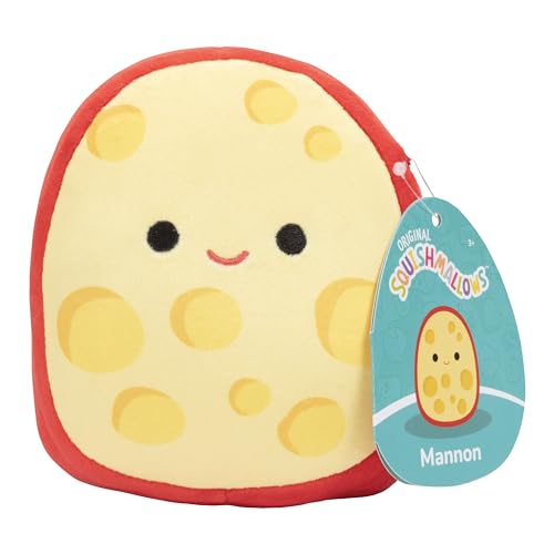 Squishmallows Mannon the Gouda Cheese Mini Plush - 5-Inch Soft Collectible Stuffed Animal