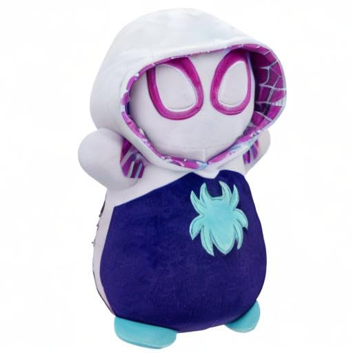 Squishmallows Marvel Ghost-Spider HugMees 10-Inch Plush - Ultrasoft Collectible