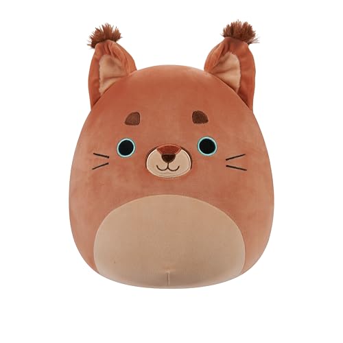 Squishmallows Original 12-Inch Ferraz the Orange Caracal Cat Plush – Officially Licensed by Jazwares