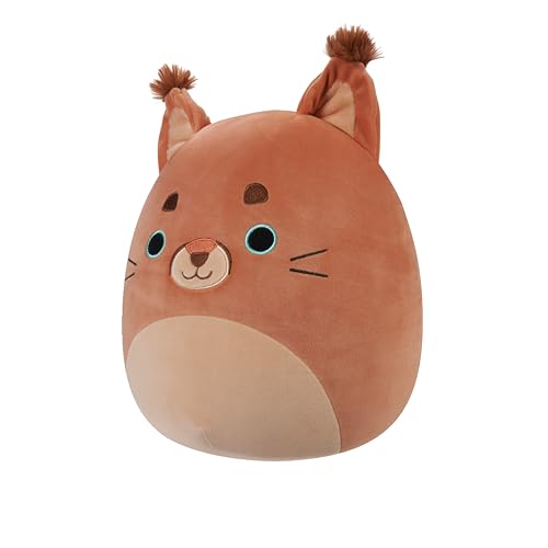 Squishmallows Original 12-Inch Ferraz the Orange Caracal Cat Plush – Officially Licensed by Jazwares