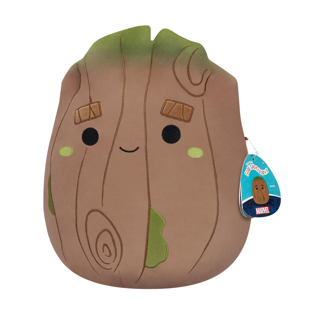 Squishmallows Original 12-Inch Groot Plush – Officially Licensed Marvel Collectible