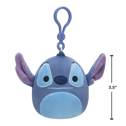 Squishmallows Original 3.5in Disney Stitch and Pineapple Stitch Clip 2-Pack – Official Jazwares Plush
