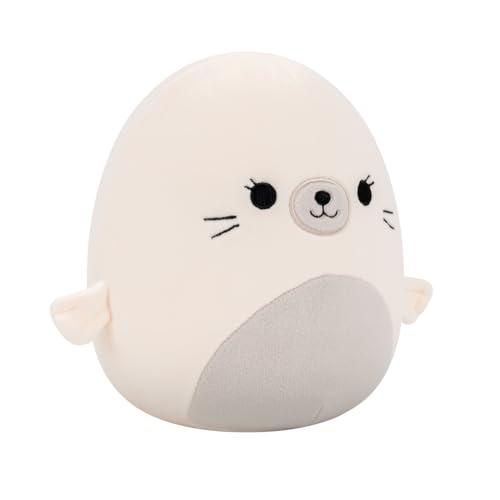 Squishmallows Original 8-Inch Lucille the White Seal – Official Jazwares Plush