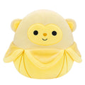 Squishmallows Original 8-Inch Pierogi Banana Monkey Plush – Jazwares Officially Licensed
